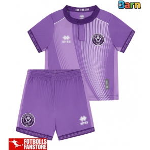 Sheffield United Tredje Tröja Barn 2025-26 Kortärmad (+ Korta byxor)