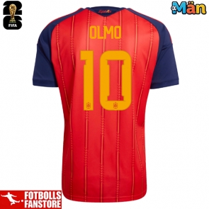 Spanien Dani Olmo #10 Hemmatröja VM 2026 Kortärmad