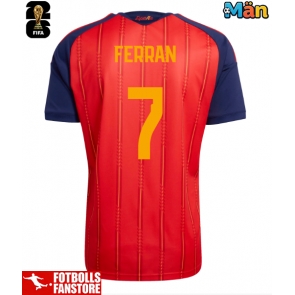 Spanien Ferran Torres #7 Hemmatröja VM 2026 Kortärmad
