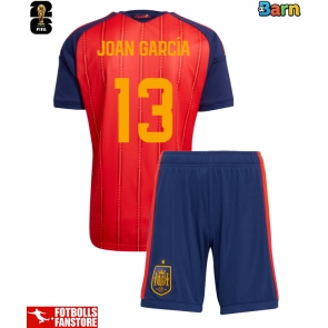 Spanien Joan Garcia #13 Hemmatröja Barn VM 2026 Kortärmad (+ Korta byxor)