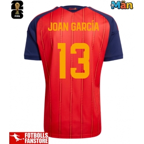 Spanien Joan Garcia #13 Hemmatröja VM 2026 Kortärmad