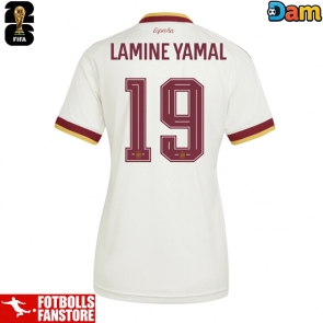 Spanien Lamine Yamal #19 Bortatröja Dam VM 2026 Kortärmad