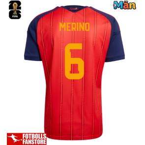 Spanien Mikel Merino #6 Hemmatröja VM 2026 Kortärmad