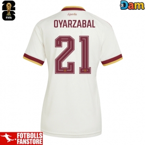 Spanien Mikel Oyarzabal #21 Bortatröja Dam VM 2026 Kortärmad