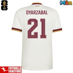 Spanien Mikel Oyarzabal #21 Bortatröja VM 2026 Kortärmad