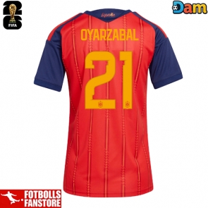 Spanien Mikel Oyarzabal #21 Hemmatröja Dam VM 2026 Kortärmad