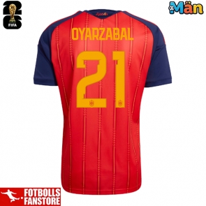 Spanien Mikel Oyarzabal #21 Hemmatröja VM 2026 Kortärmad