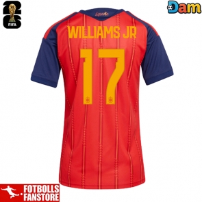 Spanien Nico Williams #17 Hemmatröja Dam VM 2026 Kortärmad