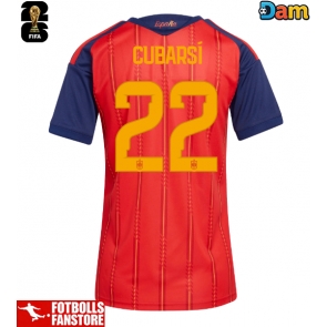 Spanien Pau Cubarsi #22 Hemmatröja Dam VM 2026 Kortärmad