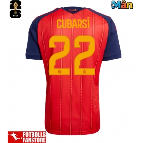 Spanien Pau Cubarsi #22 Hemmatröja VM 2026 Kortärmad