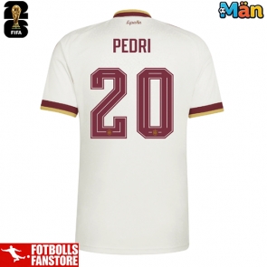 Spanien Pedri Gonzalez #20 Bortatröja VM 2026 Kortärmad
