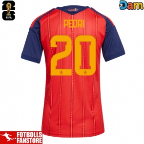 Spanien Pedri Gonzalez #20 Hemmatröja Dam VM 2026 Kortärmad
