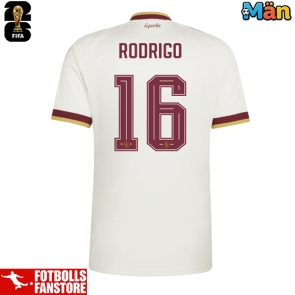 Spanien Rodri Hernandez #16 Bortatröja VM 2026 Kortärmad