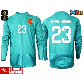 Spanien Unai Simon #23 Målvakt Bortatröja VM 2026 Långärmad
