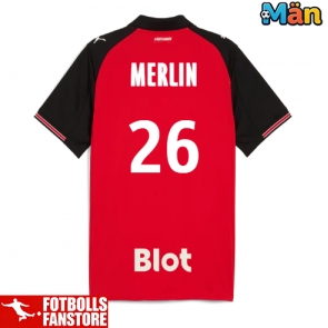 Stade Rennais Quentin Merlin #26 Hemmatröja 2025-26 Kortärmad