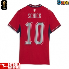 Tjeckien Patrik Schick #10 Hemmatröja Dam VM 2026 Kortärmad