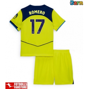 Tottenham Hotspur Cristian Romero #17 Tredje Tröja Barn 2025-26 Kortärmad (+ Korta byxor)