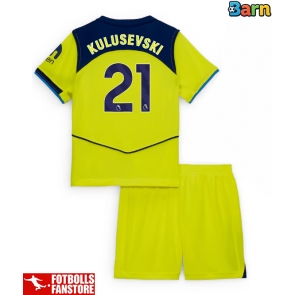 Tottenham Hotspur Dejan Kulusevski #21 Tredje Tröja Barn 2025-26 Kortärmad (+ Korta byxor)