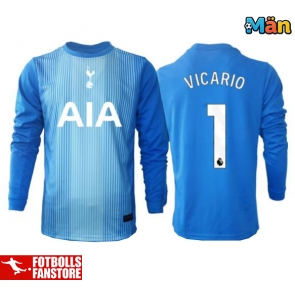 Tottenham Hotspur Guglielmo Vicario #1 Målvakt Bortatröja 2025-26 Långärmad