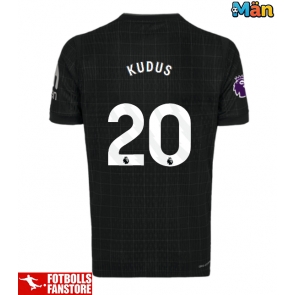 Tottenham Hotspur Mohammed Kudus #20 Bortatröja 2025-26 Kortärmad