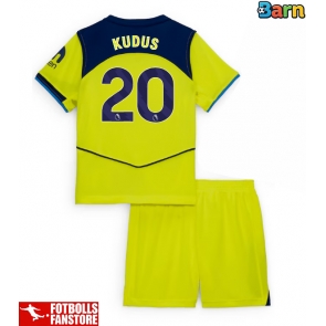 Tottenham Hotspur Mohammed Kudus #20 Tredje Tröja Barn 2025-26 Kortärmad (+ Korta byxor)