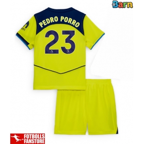 Tottenham Hotspur Pedro Porro #23 Tredje Tröja Barn 2025-26 Kortärmad (+ Korta byxor)