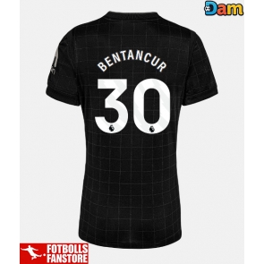 Tottenham Hotspur Rodrigo Bentancur #30 Bortatröja Dam 2025-26 Kortärmad