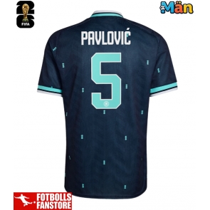 Tyskland Aleksandar Pavlovic #5 Bortatröja VM 2026 Kortärmad