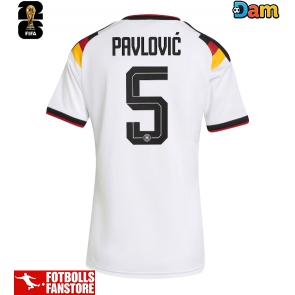 Tyskland Aleksandar Pavlovic #5 Hemmatröja Dam VM 2026 Kortärmad