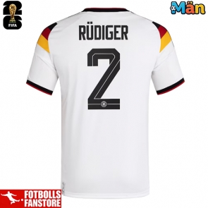 Tyskland Antonio Rudiger #2 Hemmatröja VM 2026 Kortärmad