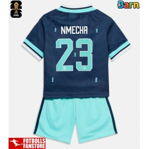 Tyskland Felix Nmecha #23 Bortatröja Barn VM 2026 Kortärmad (+ Korta byxor)