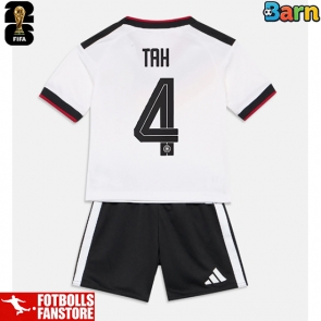 Tyskland Jonathan Tah #4 Hemmatröja Barn VM 2026 Kortärmad (+ Korta byxor)