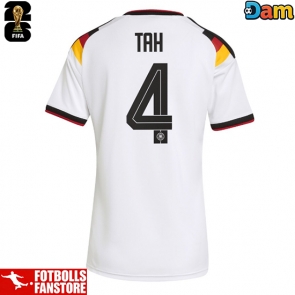 Tyskland Jonathan Tah #4 Hemmatröja Dam VM 2026 Kortärmad