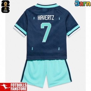 Tyskland Kai Havertz #7 Bortatröja Barn VM 2026 Kortärmad (+ Korta byxor)