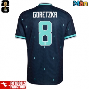 Tyskland Leon Goretzka #8 Bortatröja VM 2026 Kortärmad
