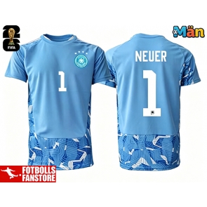 Tyskland Manuel Neuer #1 Målvakt Bortatröja VM 2026 Kortärmad