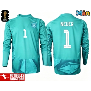 Tyskland Manuel Neuer #1 Målvakt Hemmatröja VM 2026 Långärmad