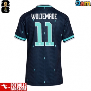 Tyskland Nick Woltemade #11 Bortatröja Dam VM 2026 Kortärmad