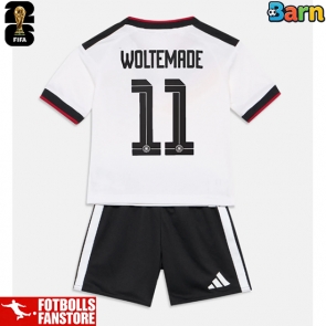 Tyskland Nick Woltemade #11 Hemmatröja Barn VM 2026 Kortärmad (+ Korta byxor)
