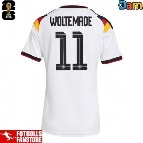 Tyskland Nick Woltemade #11 Hemmatröja Dam VM 2026 Kortärmad