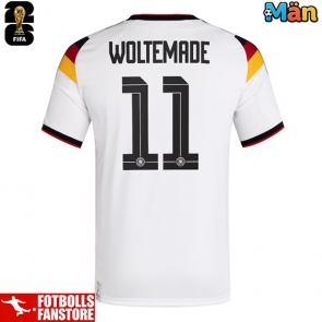 Tyskland Nick Woltemade #11 Hemmatröja VM 2026 Kortärmad