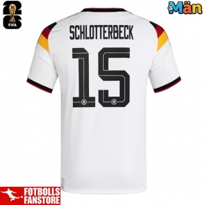 Tyskland Nico Schlotterbeck #15 Hemmatröja VM 2026 Kortärmad