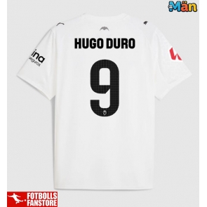 Valencia Hugo Duro #9 Hemmatröja 2025-26 Kortärmad