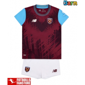 West Ham United Hemmatröja Barn 2026-27 Kortärmad (+ Korta byxor)