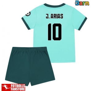 Wolves Jhon Arias #10 Bortatröja Barn 2025-26 Kortärmad (+ Korta byxor)