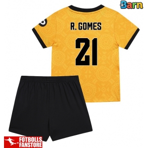 Wolves Rodrigo Gomes #21 Hemmatröja Barn 2025-26 Kortärmad (+ Korta byxor)