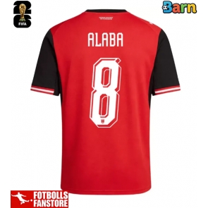 Österrike David Alaba #8 Hemmatröja Barn VM 2026 Kortärmad (+ Korta byxor)