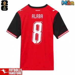 Österrike David Alaba #8 Hemmatröja VM 2026 Kortärmad