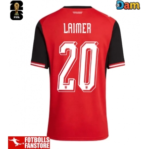 Österrike Konrad Laimer #20 Hemmatröja Dam VM 2026 Kortärmad