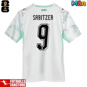 Österrike Marcel Sabitzer #9 Bortatröja VM 2026 Kortärmad